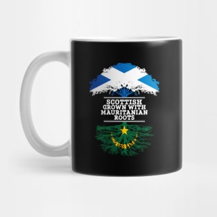 Scottish Grown With Mauritanian Roots - Gift for Mauritanian With Roots From Mauritania Mug